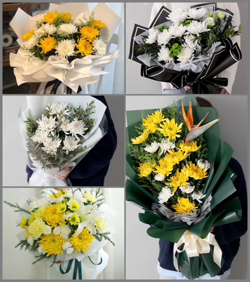 安徽黄山市歙县三阳乡白事花束代送